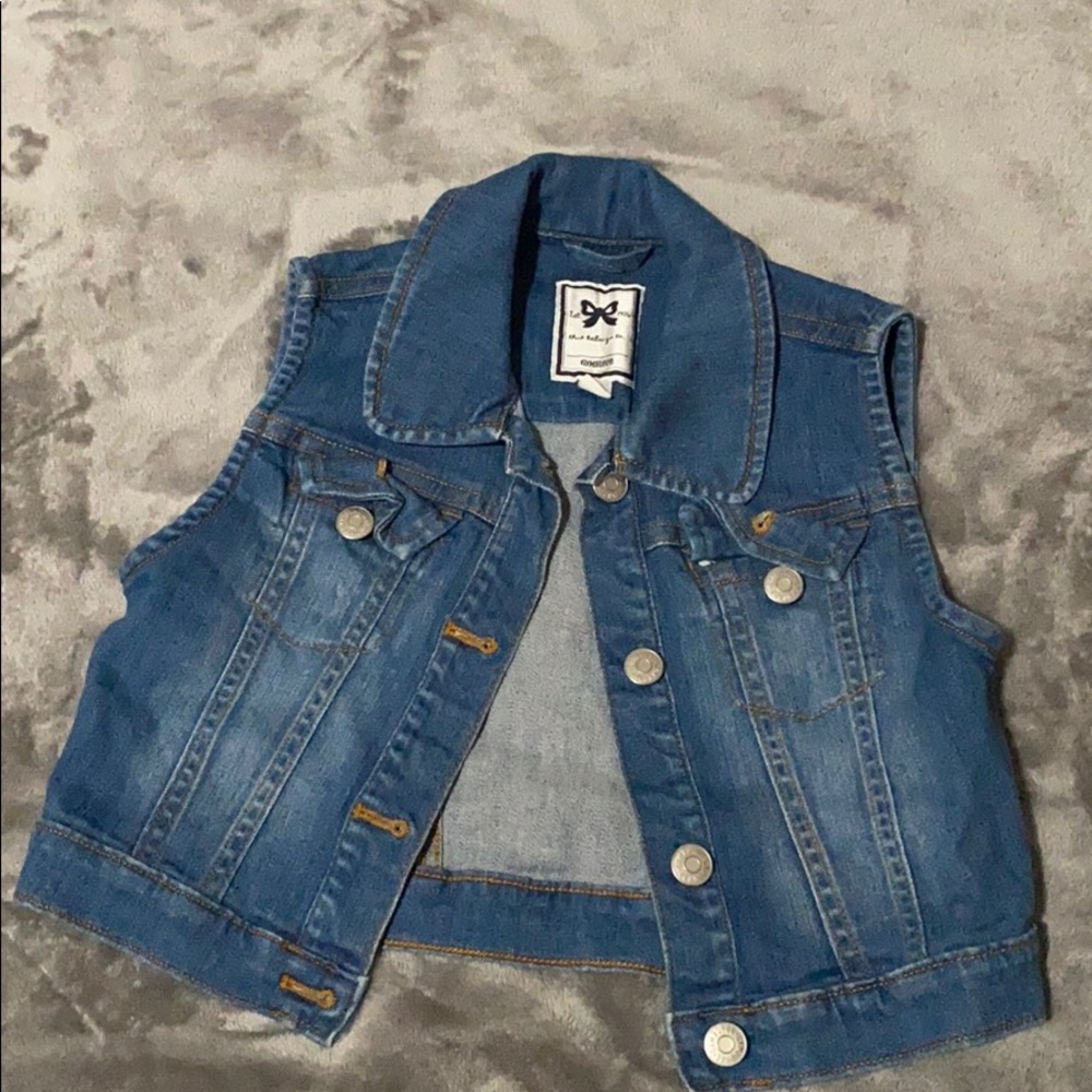 Gymboree Sleeveless Denim Jacket